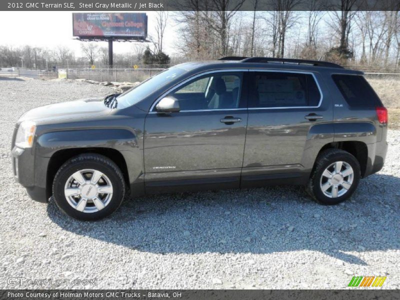 Steel Gray Metallic / Jet Black 2012 GMC Terrain SLE
