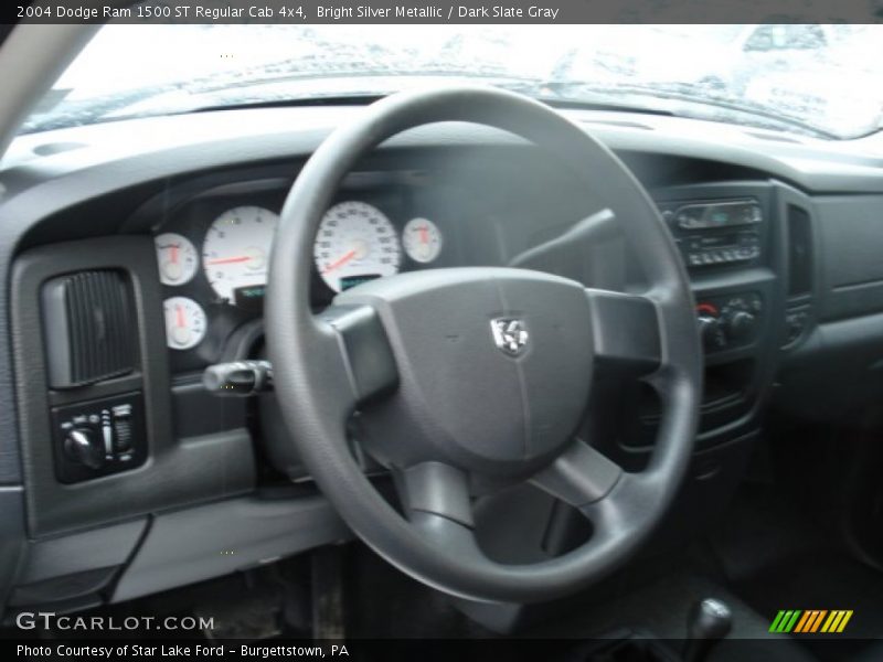 Bright Silver Metallic / Dark Slate Gray 2004 Dodge Ram 1500 ST Regular Cab 4x4