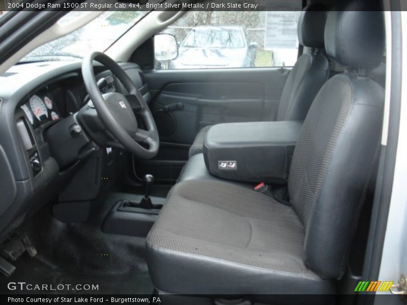 Bright Silver Metallic / Dark Slate Gray 2004 Dodge Ram 1500 ST Regular Cab 4x4