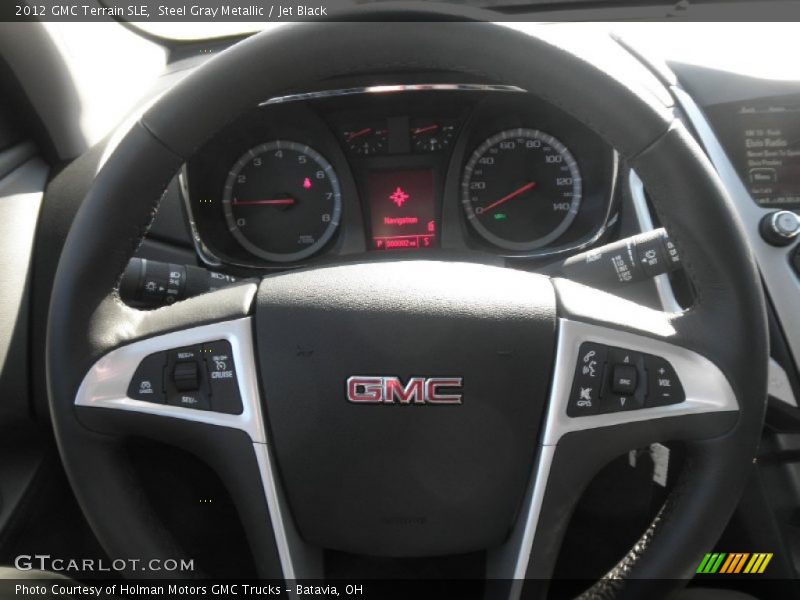 Steel Gray Metallic / Jet Black 2012 GMC Terrain SLE