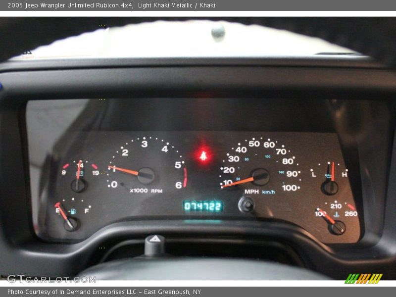 2005 Wrangler Unlimited Rubicon 4x4 Unlimited Rubicon 4x4 Gauges