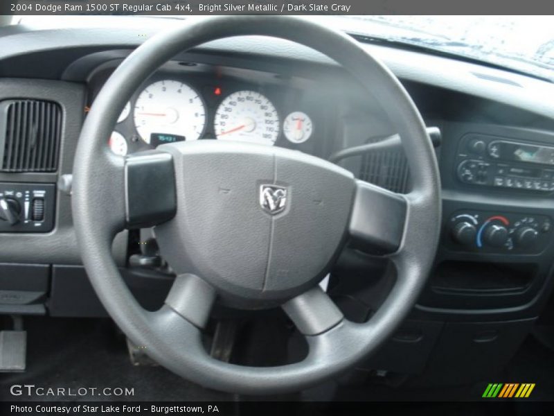 Bright Silver Metallic / Dark Slate Gray 2004 Dodge Ram 1500 ST Regular Cab 4x4