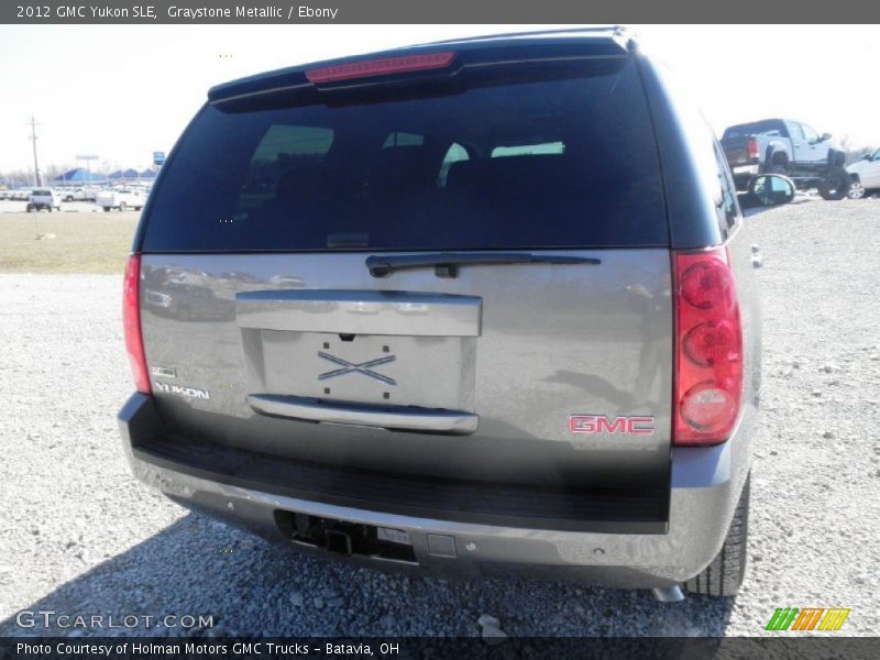 Graystone Metallic / Ebony 2012 GMC Yukon SLE