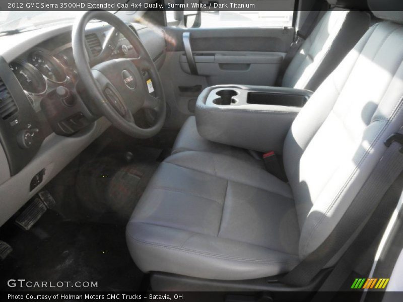 Summit White / Dark Titanium 2012 GMC Sierra 3500HD Extended Cab 4x4 Dually
