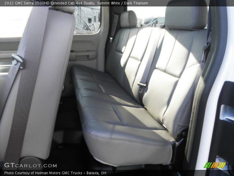Summit White / Dark Titanium 2012 GMC Sierra 3500HD Extended Cab 4x4 Dually