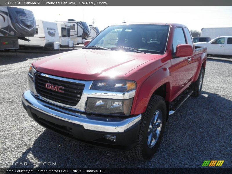 Fire Red / Ebony 2012 GMC Canyon SLE Extended Cab 4x4