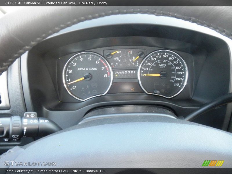  2012 Canyon SLE Extended Cab 4x4 SLE Extended Cab 4x4 Gauges
