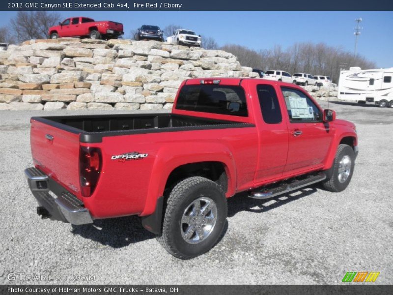  2012 Canyon SLE Extended Cab 4x4 Fire Red