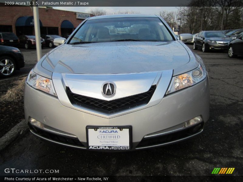 Palladium Metallic / Taupe 2009 Acura TL 3.5