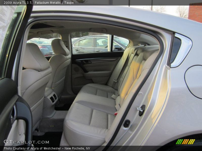 Palladium Metallic / Taupe 2009 Acura TL 3.5