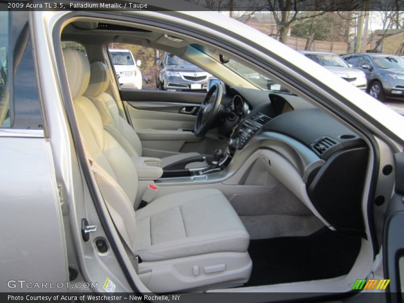 Palladium Metallic / Taupe 2009 Acura TL 3.5