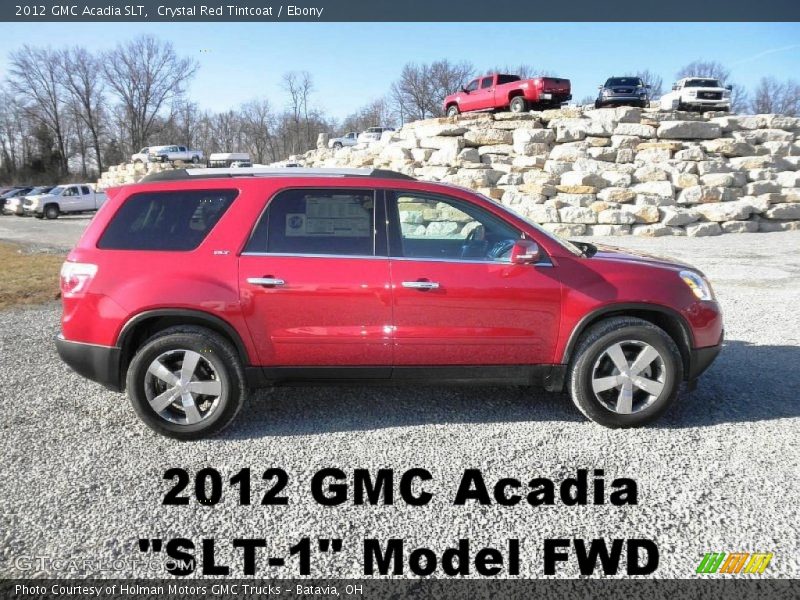 Crystal Red Tintcoat / Ebony 2012 GMC Acadia SLT