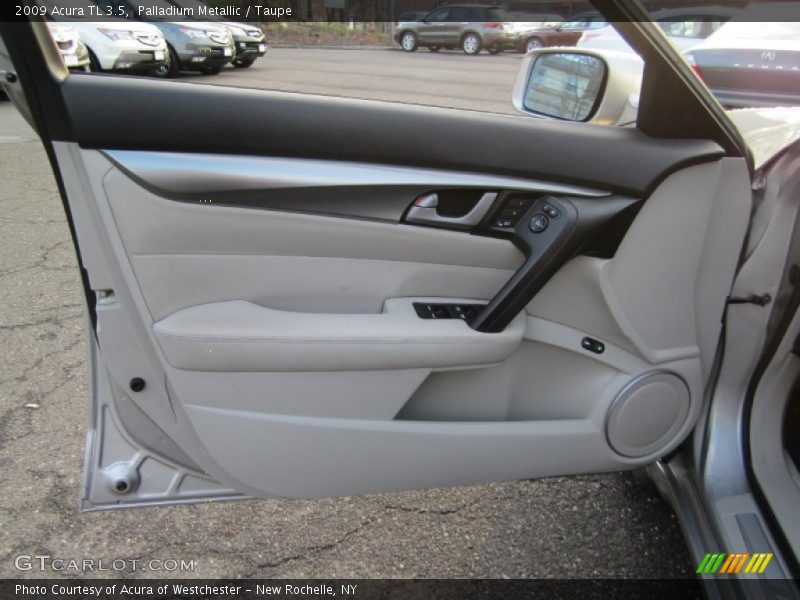 Palladium Metallic / Taupe 2009 Acura TL 3.5