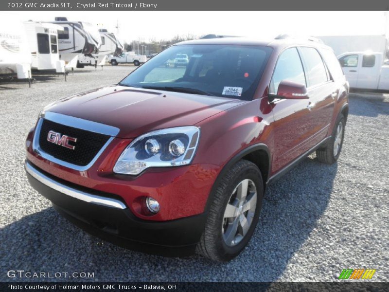 Crystal Red Tintcoat / Ebony 2012 GMC Acadia SLT