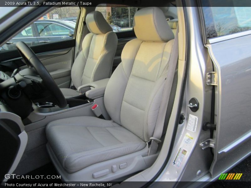 Palladium Metallic / Taupe 2009 Acura TL 3.5