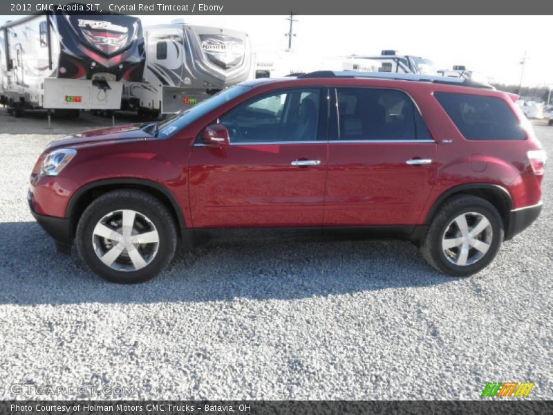 Crystal Red Tintcoat / Ebony 2012 GMC Acadia SLT