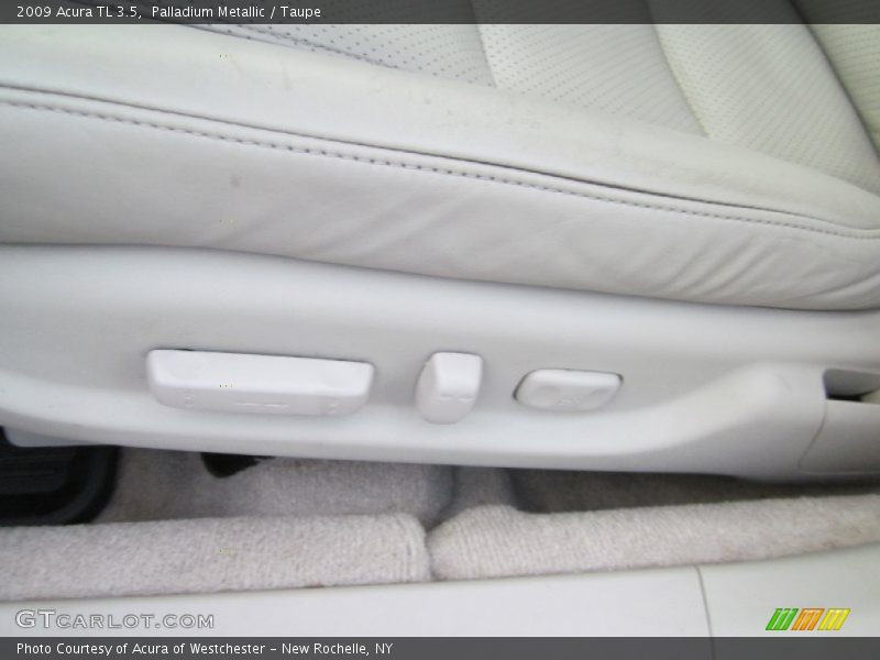 Palladium Metallic / Taupe 2009 Acura TL 3.5