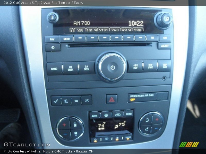 Crystal Red Tintcoat / Ebony 2012 GMC Acadia SLT
