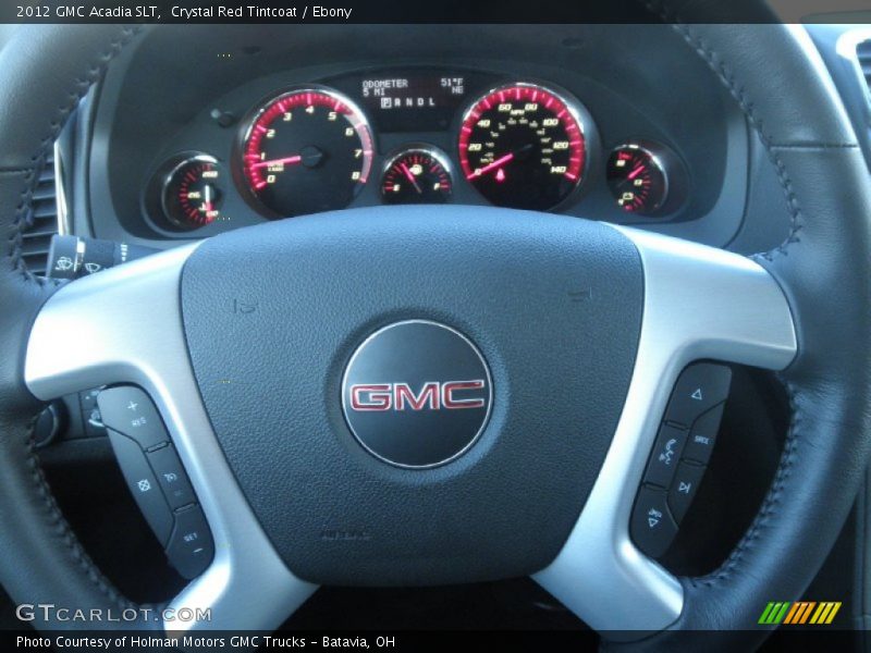 Crystal Red Tintcoat / Ebony 2012 GMC Acadia SLT