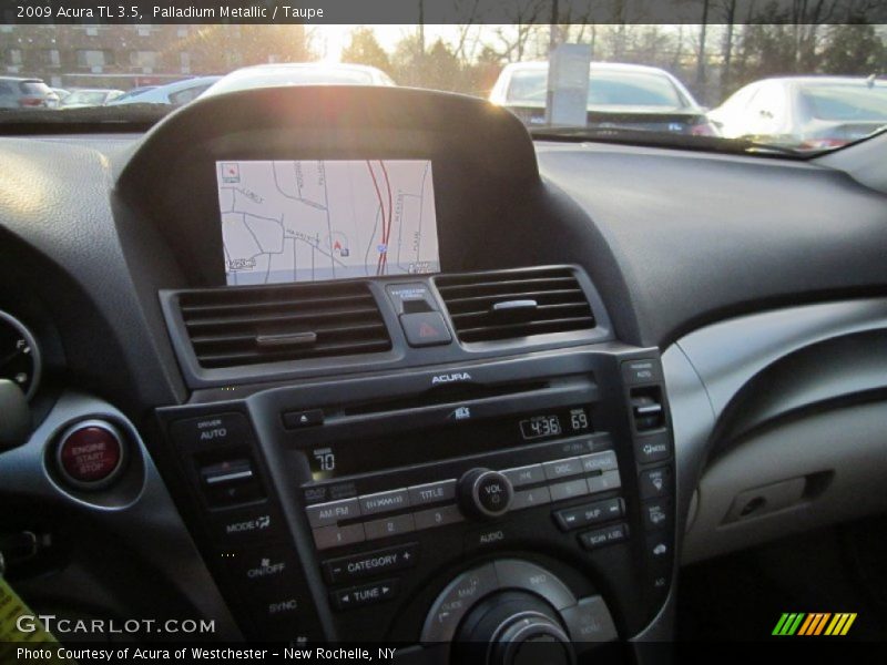 Palladium Metallic / Taupe 2009 Acura TL 3.5