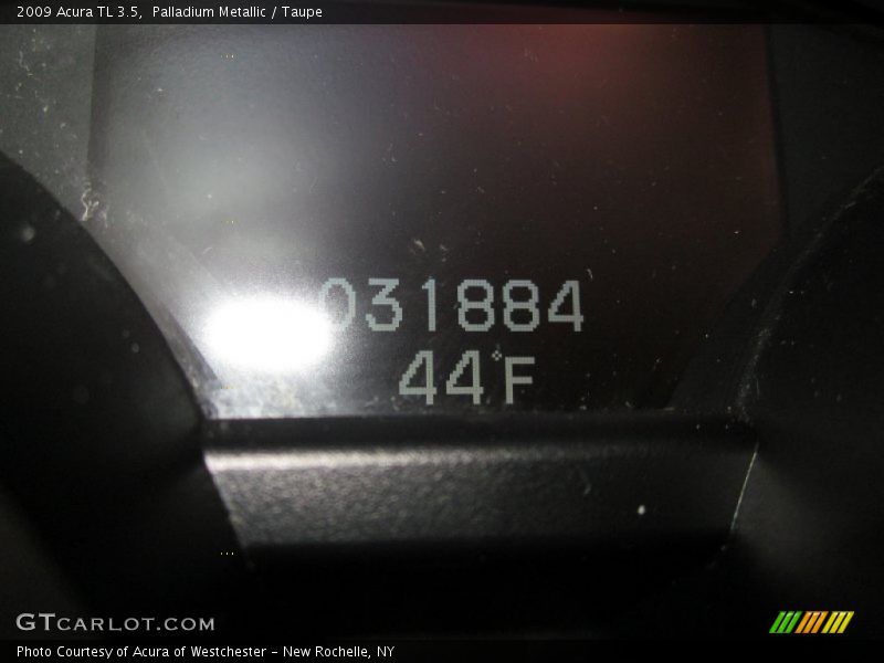 Palladium Metallic / Taupe 2009 Acura TL 3.5