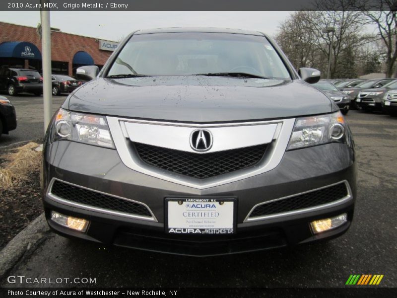 Grigio Metallic / Ebony 2010 Acura MDX