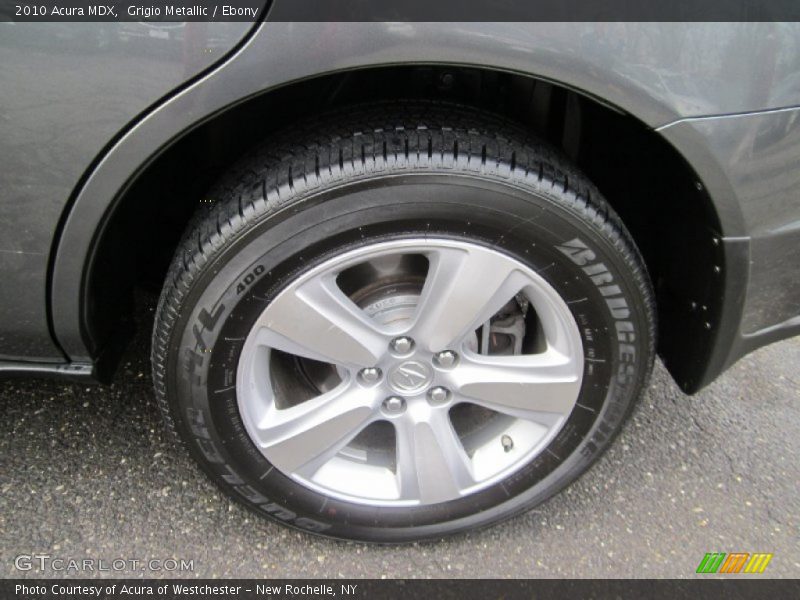 Grigio Metallic / Ebony 2010 Acura MDX