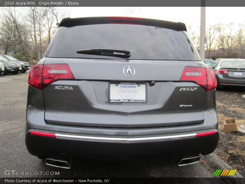 Grigio Metallic / Ebony 2010 Acura MDX
