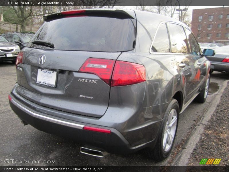Grigio Metallic / Ebony 2010 Acura MDX
