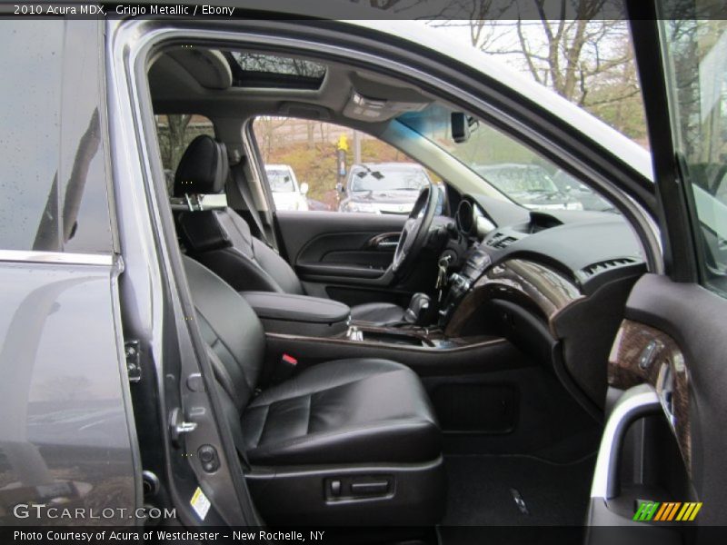 Grigio Metallic / Ebony 2010 Acura MDX