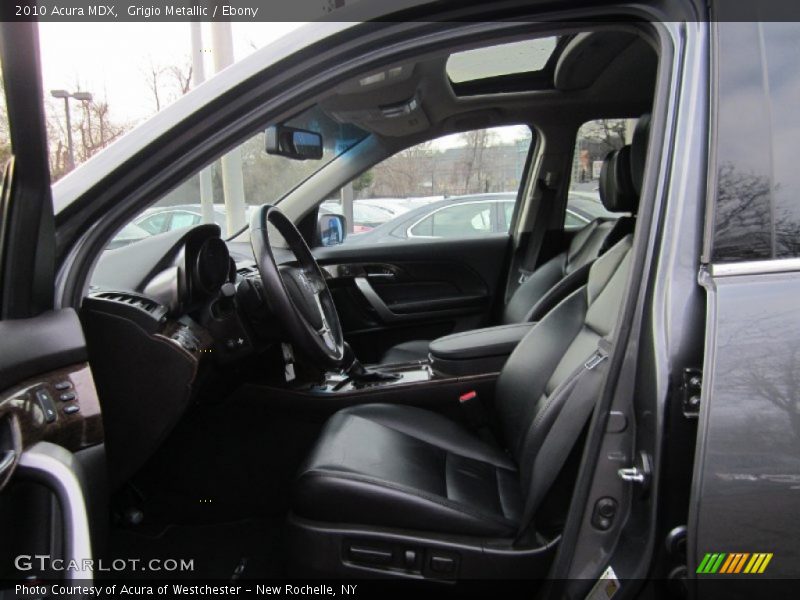 Grigio Metallic / Ebony 2010 Acura MDX