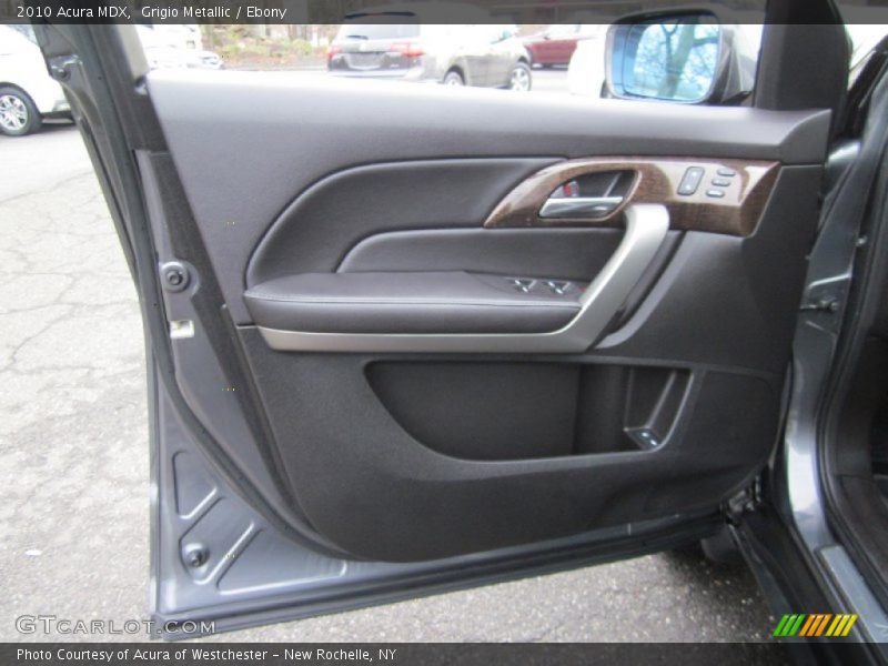 Grigio Metallic / Ebony 2010 Acura MDX