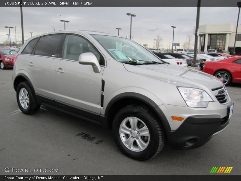 Silver Pearl / Gray 2008 Saturn VUE XE 3.5 AWD