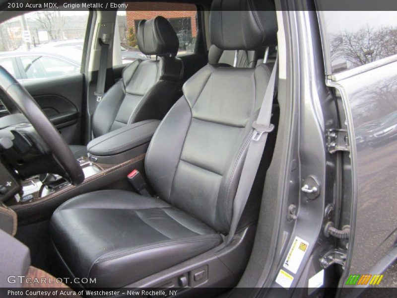 Grigio Metallic / Ebony 2010 Acura MDX