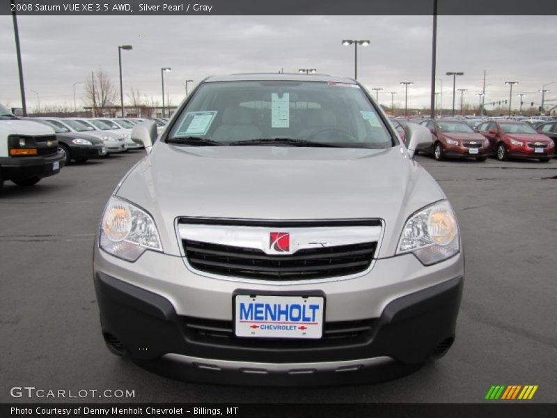 Silver Pearl / Gray 2008 Saturn VUE XE 3.5 AWD