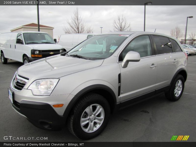 Silver Pearl / Gray 2008 Saturn VUE XE 3.5 AWD