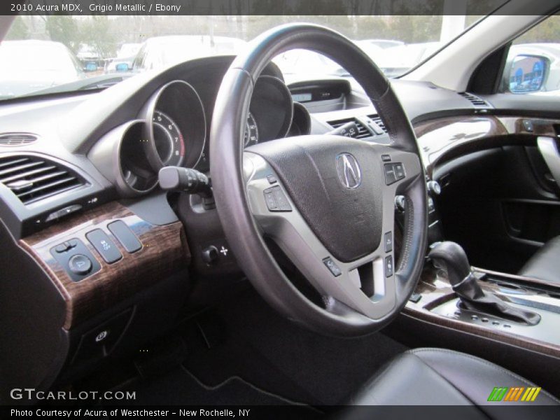 Grigio Metallic / Ebony 2010 Acura MDX