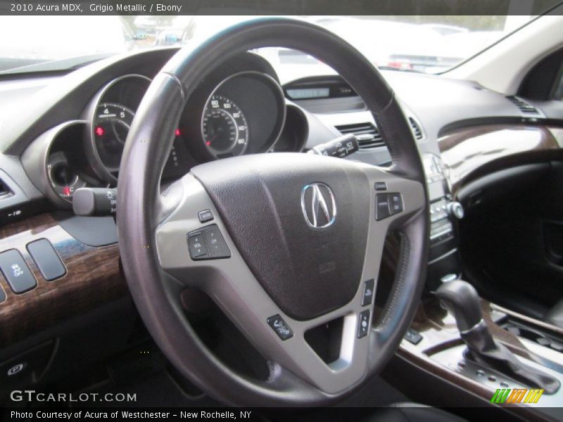 Grigio Metallic / Ebony 2010 Acura MDX