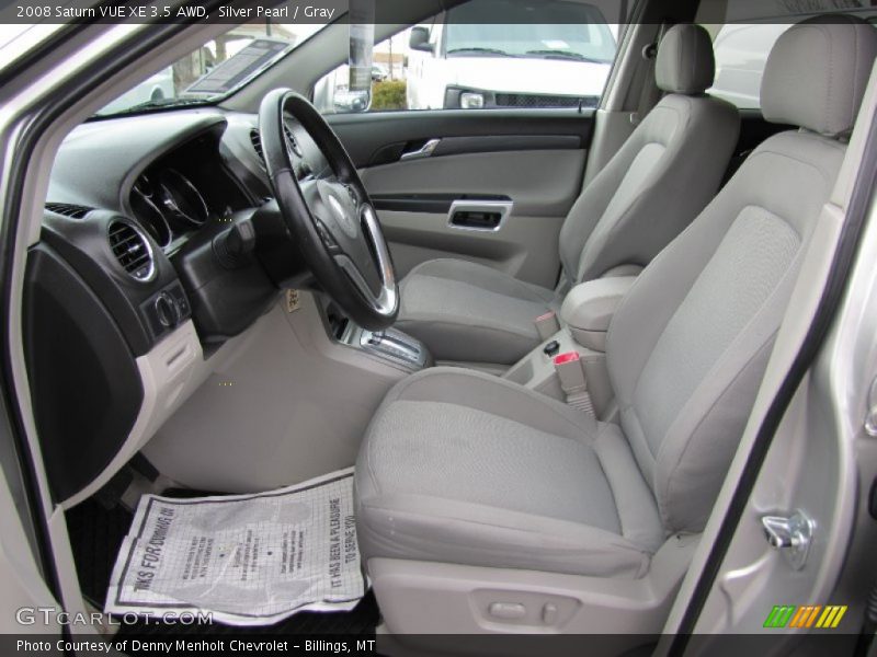 Silver Pearl / Gray 2008 Saturn VUE XE 3.5 AWD