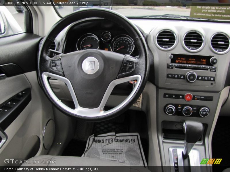 Silver Pearl / Gray 2008 Saturn VUE XE 3.5 AWD