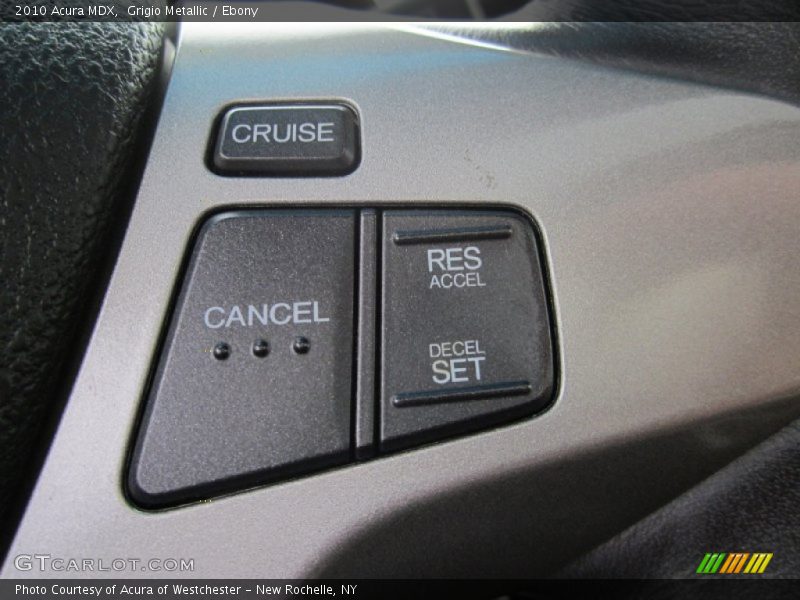 Grigio Metallic / Ebony 2010 Acura MDX