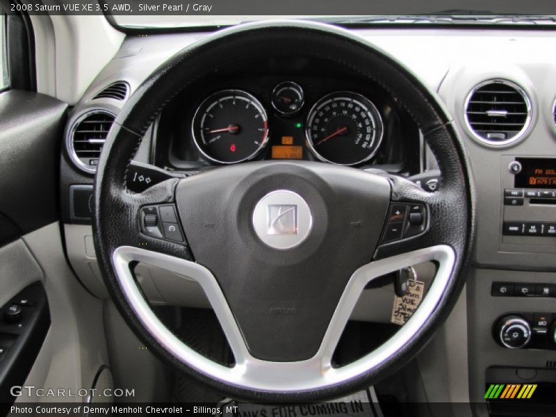 Silver Pearl / Gray 2008 Saturn VUE XE 3.5 AWD