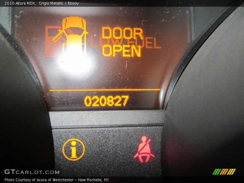 Grigio Metallic / Ebony 2010 Acura MDX