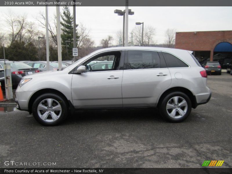 Palladium Metallic / Ebony 2010 Acura MDX
