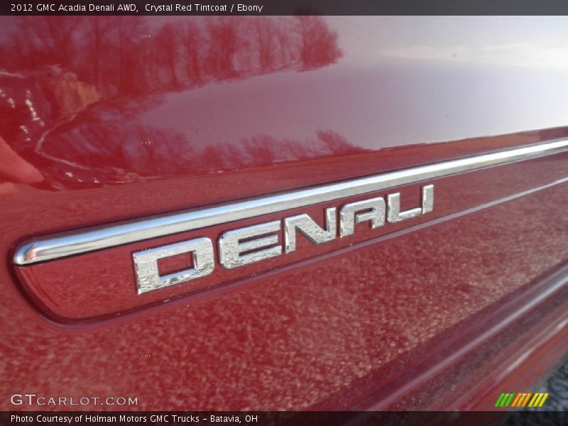 Crystal Red Tintcoat / Ebony 2012 GMC Acadia Denali AWD