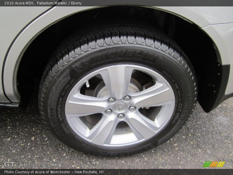 Palladium Metallic / Ebony 2010 Acura MDX