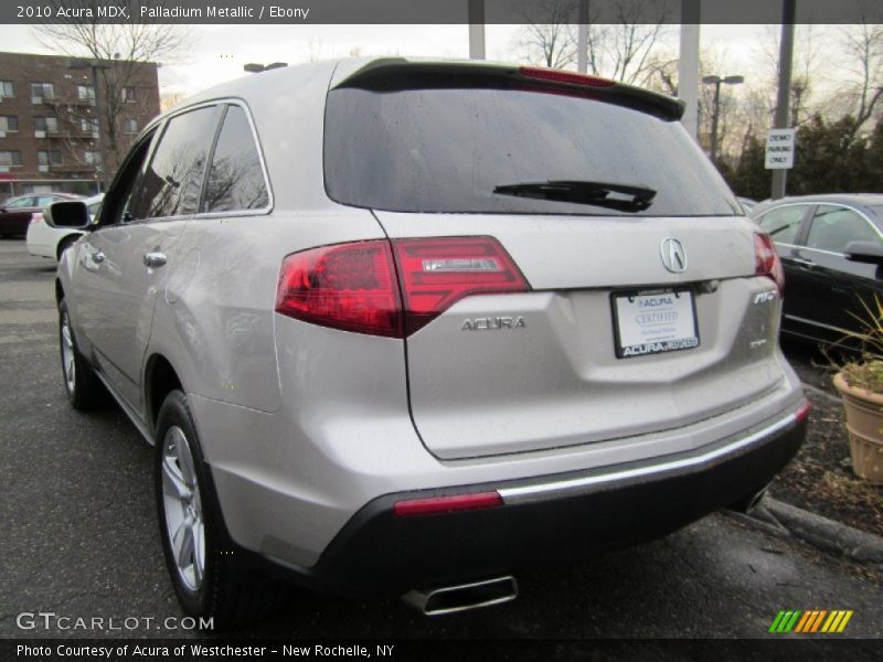 Palladium Metallic / Ebony 2010 Acura MDX