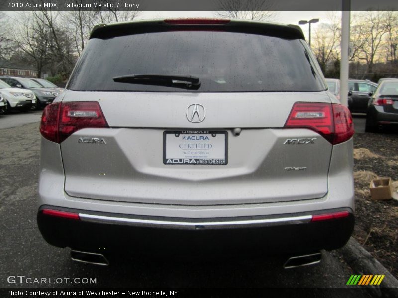 Palladium Metallic / Ebony 2010 Acura MDX