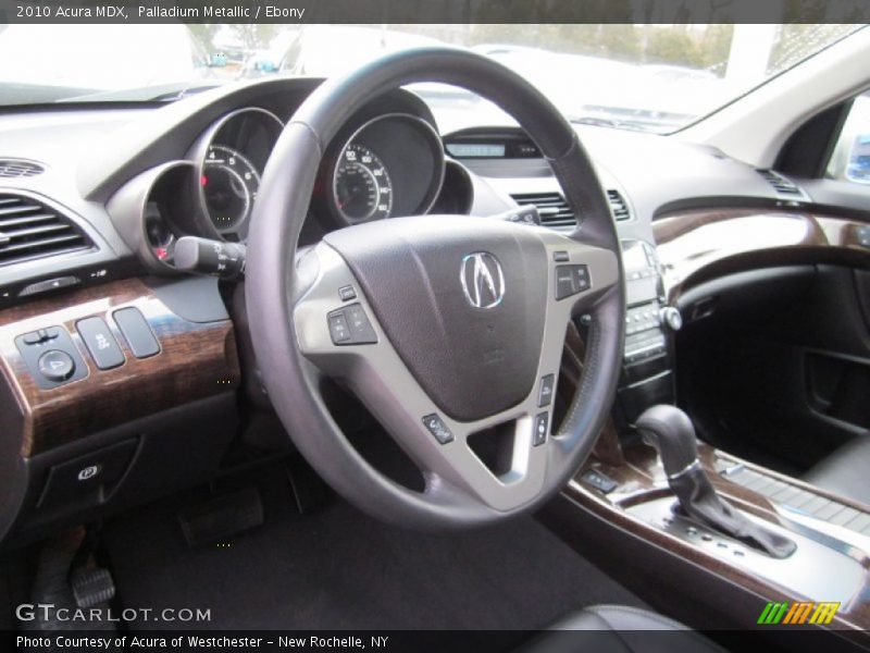 Palladium Metallic / Ebony 2010 Acura MDX