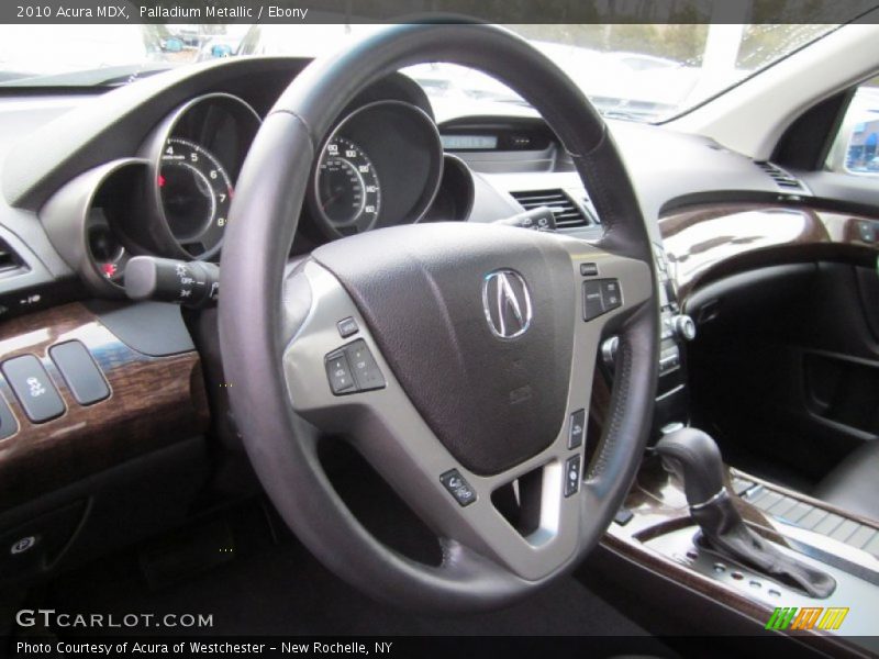 Palladium Metallic / Ebony 2010 Acura MDX